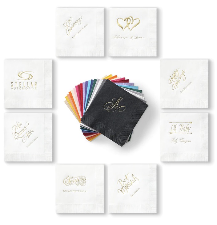 White Wedding Napkins